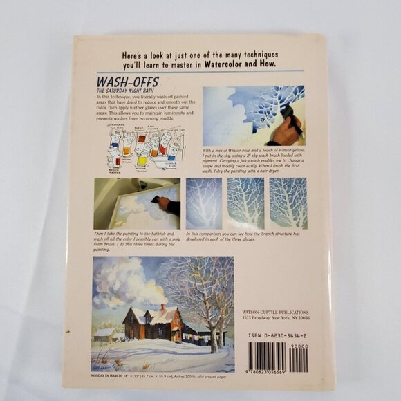 Watercolor And How Getting Started In Watercolor By Graham Scholes Hardcover - Picture 2 of 6
